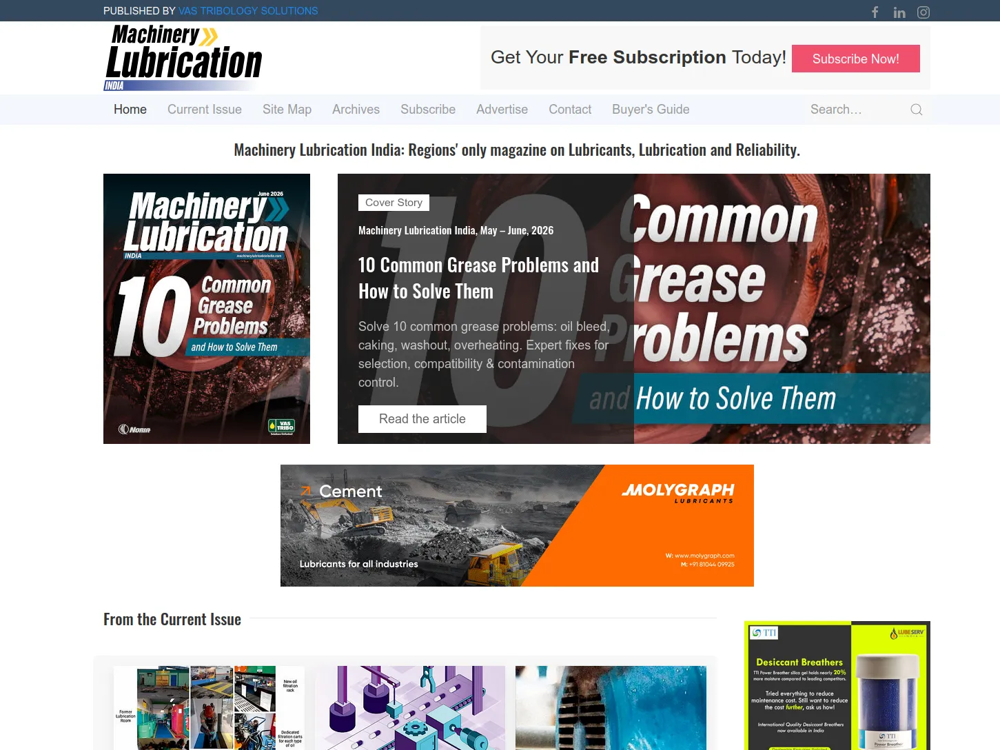 Machinery Lubrication India
