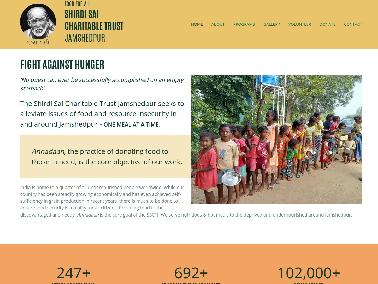 Shirdi Sai Charitable Trust - Before and After