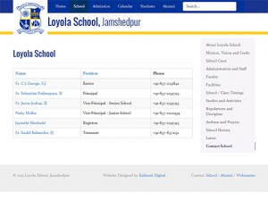 Contact Loyola School, Jamshedpur