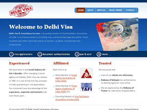 Delhi Visa & Consultancy services - Home Page