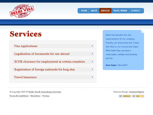 Delhi Visa & Consultancy Services - Services