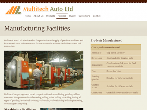 Multitech Auto Ltd. // Facilities page